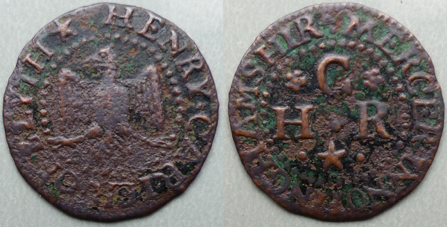 Blyth, Henry Carier halfpenny token